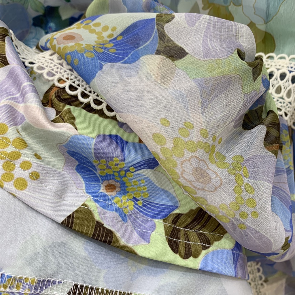 Đầm nữ thời trang cao cấp Zimmerman thiết kế mẫu hoa, phong cách điệu đà, nữ tính