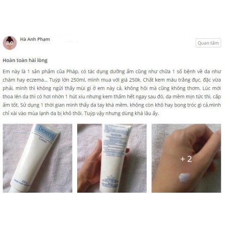 Kem dưỡng da Dexeryl Glycerol Vaseline