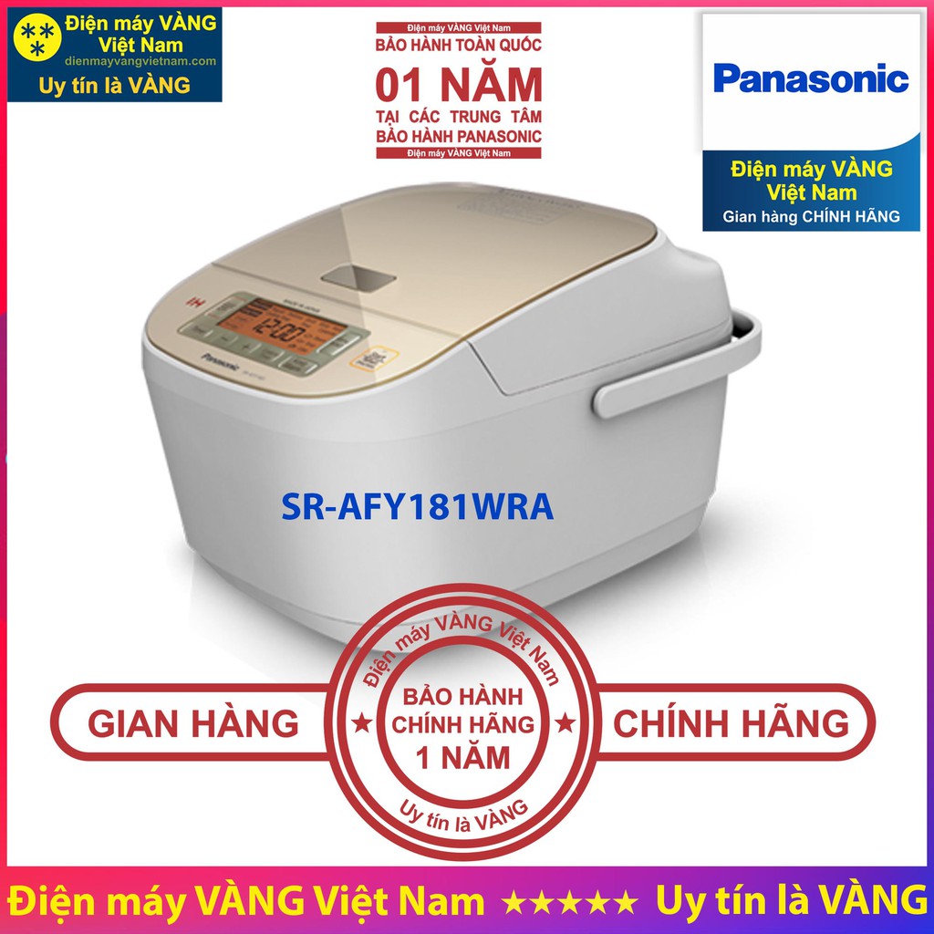 Nồi cơm điện cao tần Panasonic SR-AFY181WRA SR-AFM181WRA SR-HB184KRA SR-PX184KRA - Hàng chính hãng