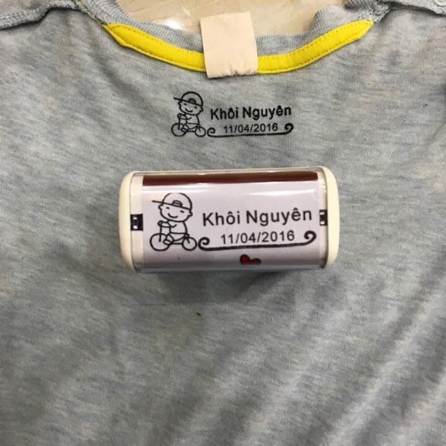 ( ORDER ) Con dấu in vải ko phai
