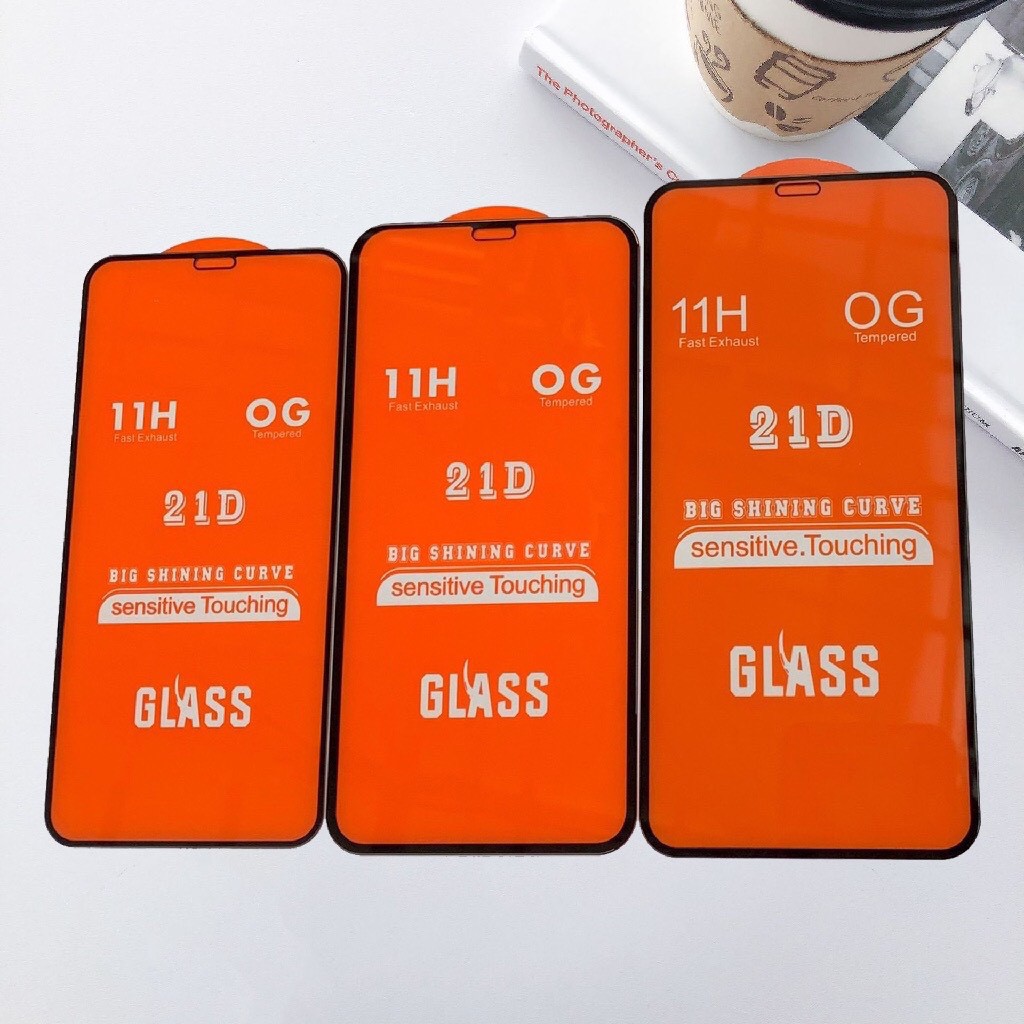 Kính cường lực iphone 21D full màn 6/6s/7/7plus/8/8plus/plus/x/xr/xs/11/12/pro/max/Corgi.case