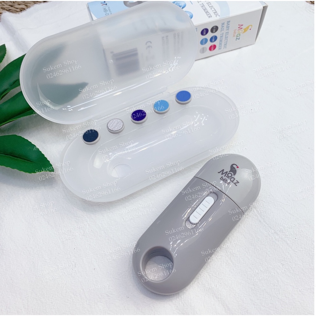 Máy mài móng tay cho bé, máy dũa móng tay cho bé Moaz Bebe MB-015