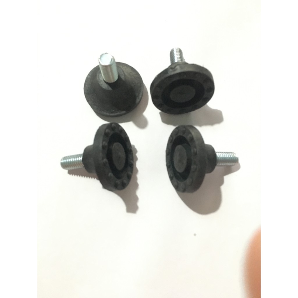 Bộ 10 chiếc M10x20 tăng chỉnh chiều cao, chân tăng ren 10 phần ren dài 2cm, đế chân tăng giảm chiều cao cho bàn ghế_phễu