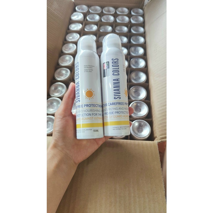 Xịt Chống Nắng Sivanna Color Thái Lan 150Ml
