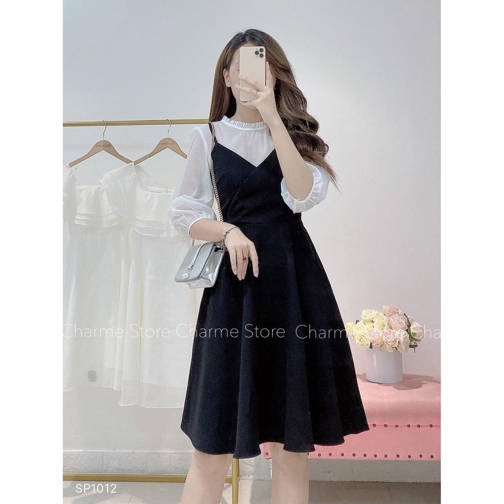 Váy thiết kế Jennifer Dress dáng xoè dự tiệc đi cưới sự kiện kỷ yếu. - Thời Trang Váy