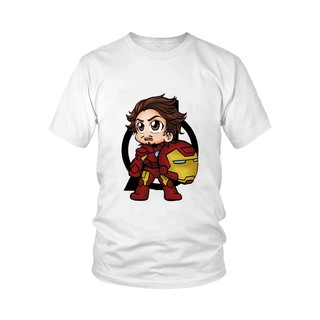 Áo thun thời trang Unisex in hình Iron Man Marvel Avengers Chibi đẹp Mẫu 4 (Đủ Màu)
