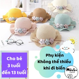 [HÀNG CÓ SẴN] Mũ che nắng, Nón đi biển, đi du lịch cho bé gái cực xinh