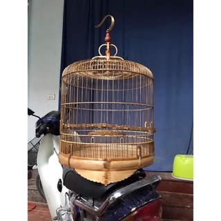 Lồng chim Chích Choè Lửa, Choè Than chất liệu Tre già kỹ đường kính 40-42cm