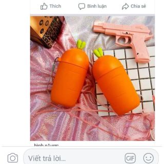 Bình nước cà rốt