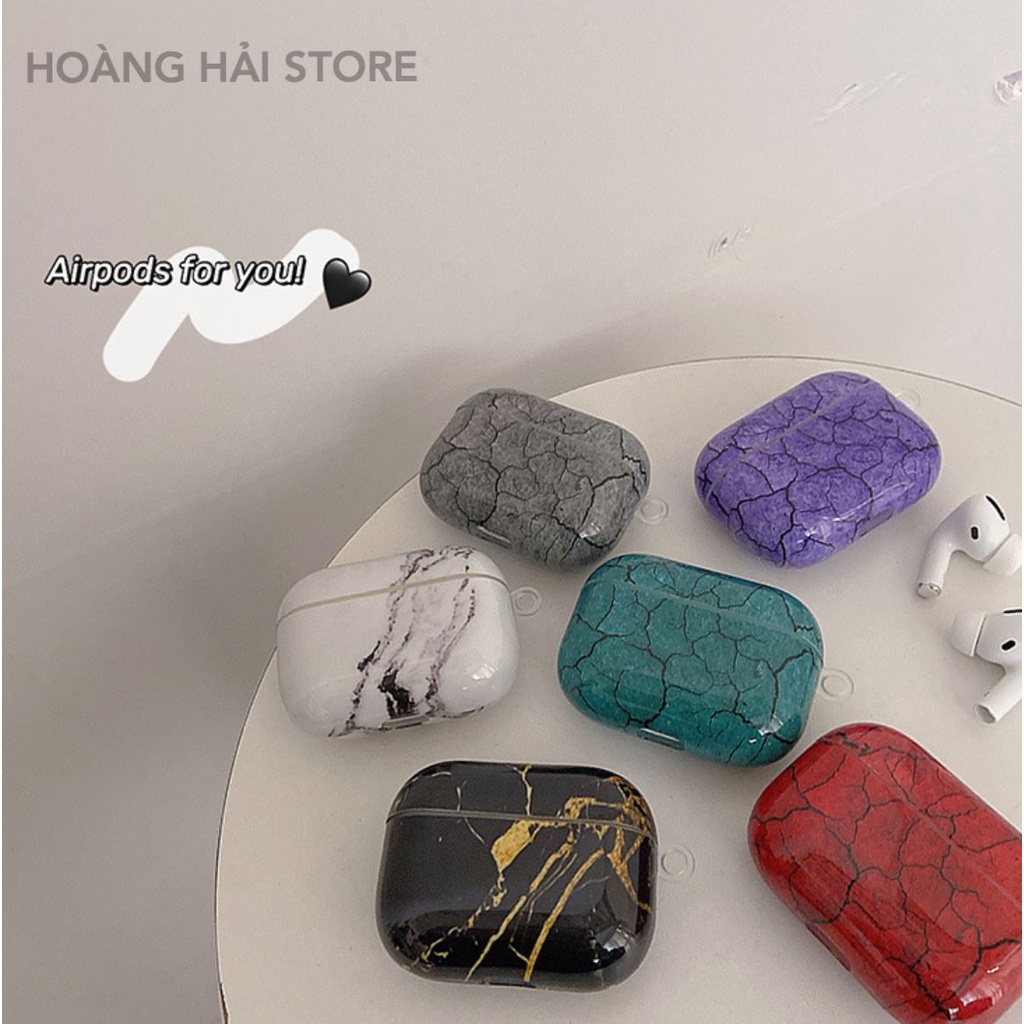 BAO CASE VỎ ỐP AIRPODS 1, AIRPODS 2, AIRPODS PRO HOẠ TIẾT VÂN ĐÁ CẨM THẠCH SIÊU SANG