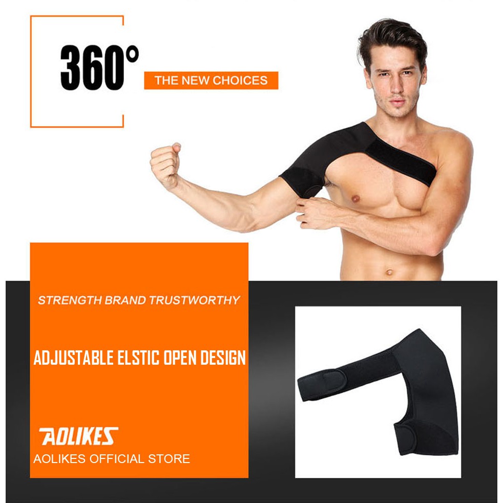 Đai cố định khớp vai AOLIKES A-1693 bảo vệ, cố định khớp xương vai sport shoulder support