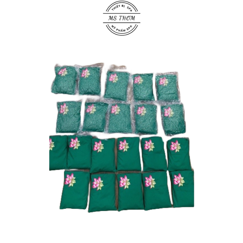 Gối chườm thảo dược hoa sen