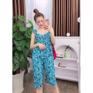 Đồ bộ thun lạnh lửng giọt nước cánh tiên dễ thương tùy chiều cao