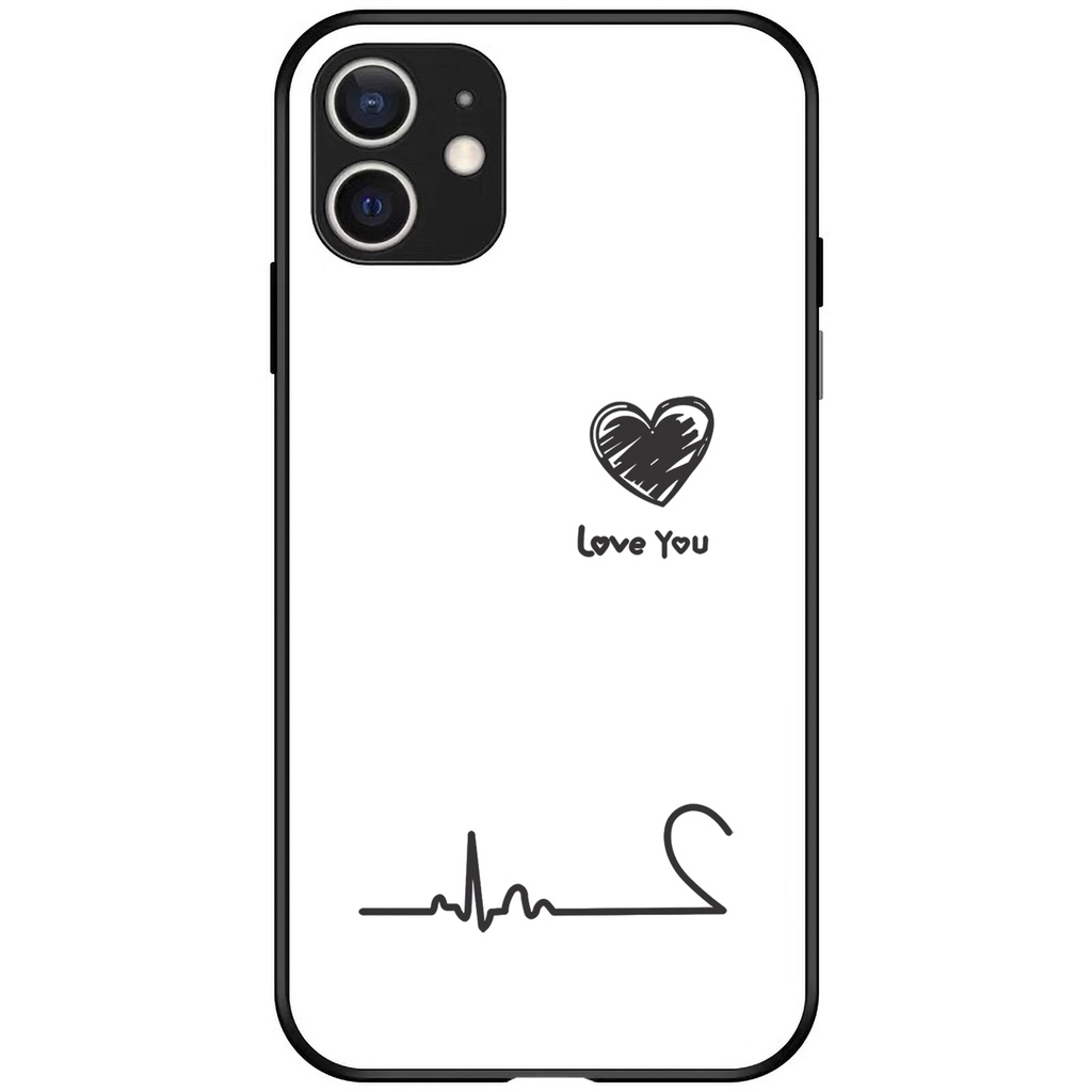 Ốp đôi iphone nhịp đập trái tim điện thoại 6 6s 7 8 plus x xs xr 11 pro max se2 12 mini 12 pro max | BigBuy360 - bigbuy360.vn