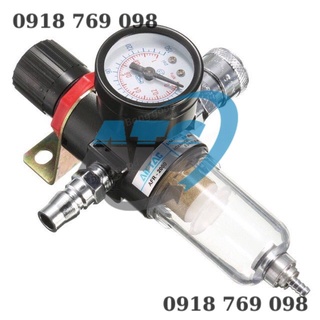 LỌC HƠI KHÍ NÉN ĐƠN AIRTAC AFR 2000 KÈM ĐẦU NỐI NHANH REN NGOÀI