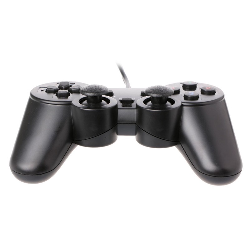 CRE  Single Vibration Dual Joystick Gamepad Wired USB Game Controller For PC Laptop