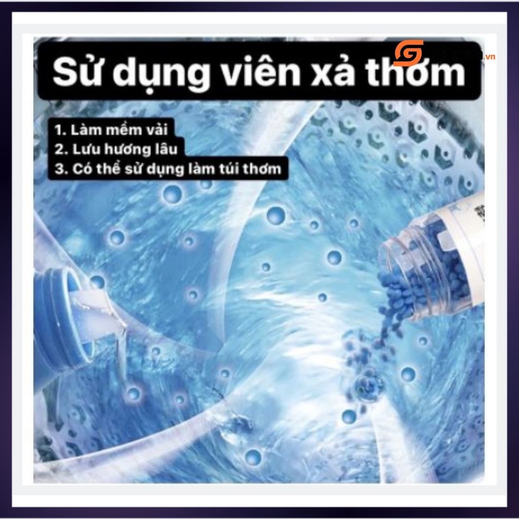 Hạt xả thơm quần áo, viên xả thơm quần áo thơm cực lâu, lưu hướng và làm mềm vải