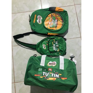 combo ba lô,túi đeo chéo,túi trống