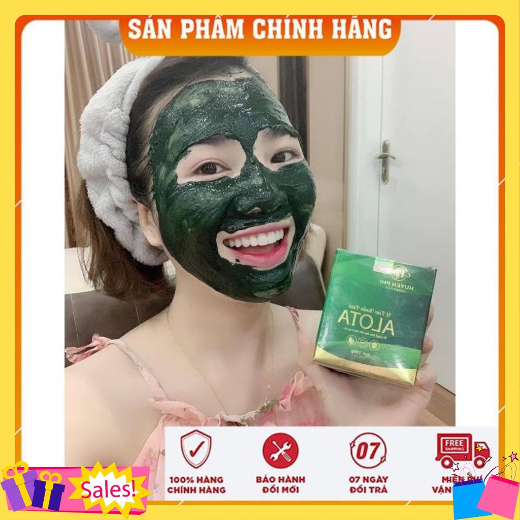 Ủ Tảo Xoắn Tươi ALOTA - thải độc - giảm mụn, giảm kích ứng, chống lão hóa, trắng mịn