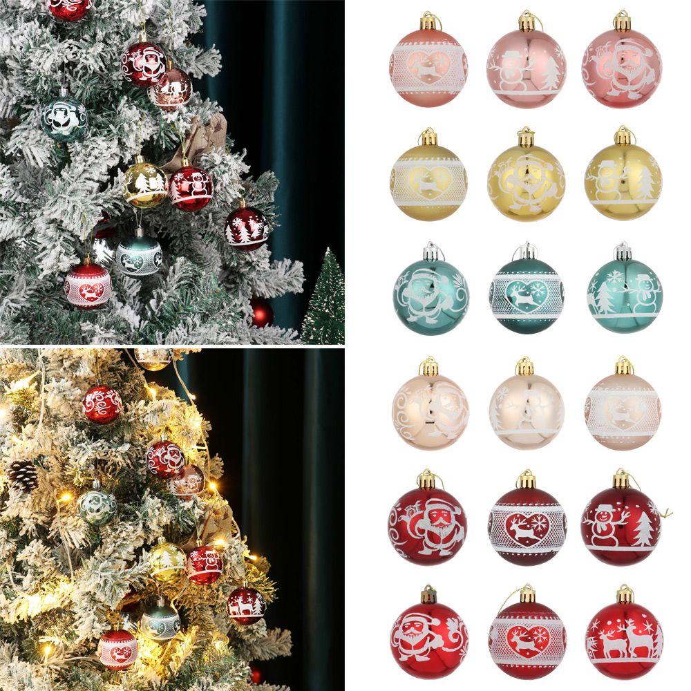 Set 9 Trái Châu Trang Trí Giáng Sinh