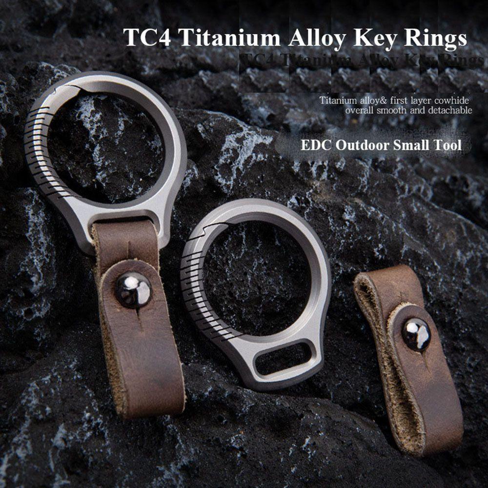 MUVAKO Móc Khóa Xe Hơi Bằng Hợp Kim Titan Cao Cấp