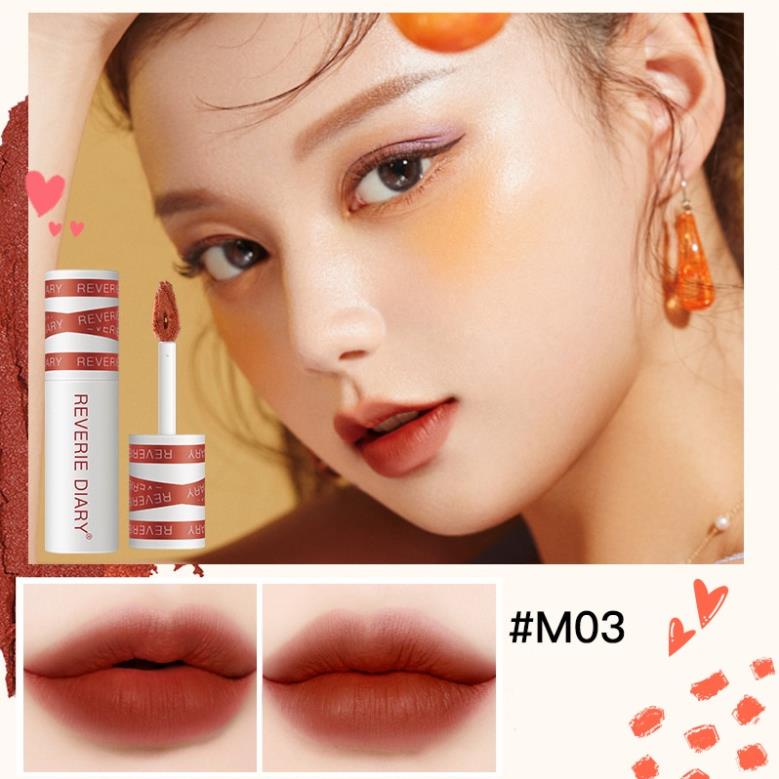 Son Môi Màu Nhung Lì Mịn Mượt Kết Cấu Mờ Dễ Thoa Quyến Rũ Son Môi Chính Hãng Không Chứa Chì SM002