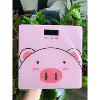 Cân Điện Tử Sức Khoẻ Hình Lợn Hồng MH247
