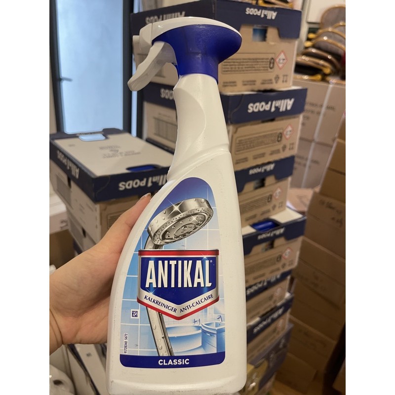 Chai xịt vệ sinh và chống ăn mòn inox ANTIKAL [Hàng Đức chính hãng]