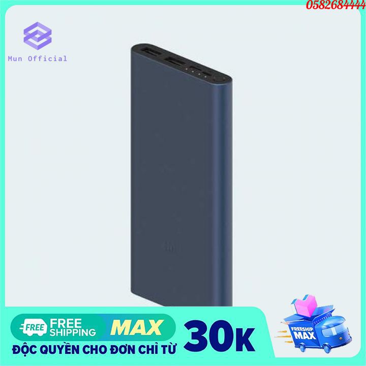 Sạc Dự Phòng Xiaomi Gen 3 10000mAh Hỗ Trợ Sạc Nhanh 18W-45W, 2 Cổng USB-C Hỗ Trợ Sạc Nhanh 2 Chiều