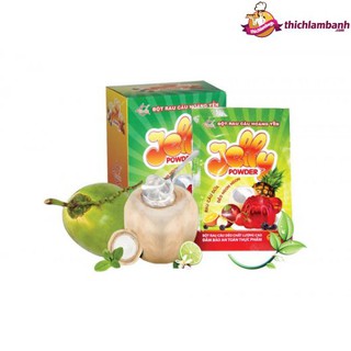 TLB - Thạch rau câu jelly Hoàng Yến Dẻo -Hộp 12 gói