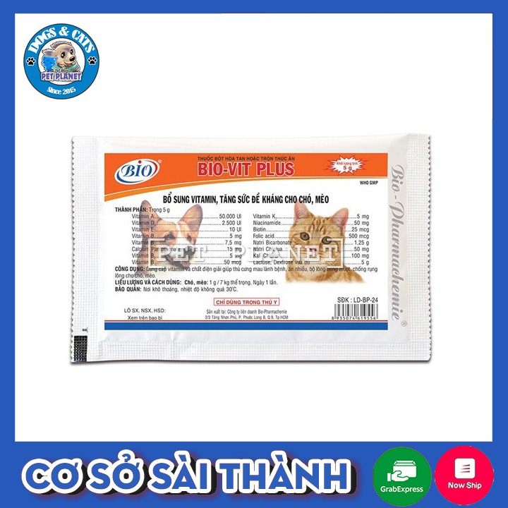 Vitamin cho chó mèo BIO VITPLUS