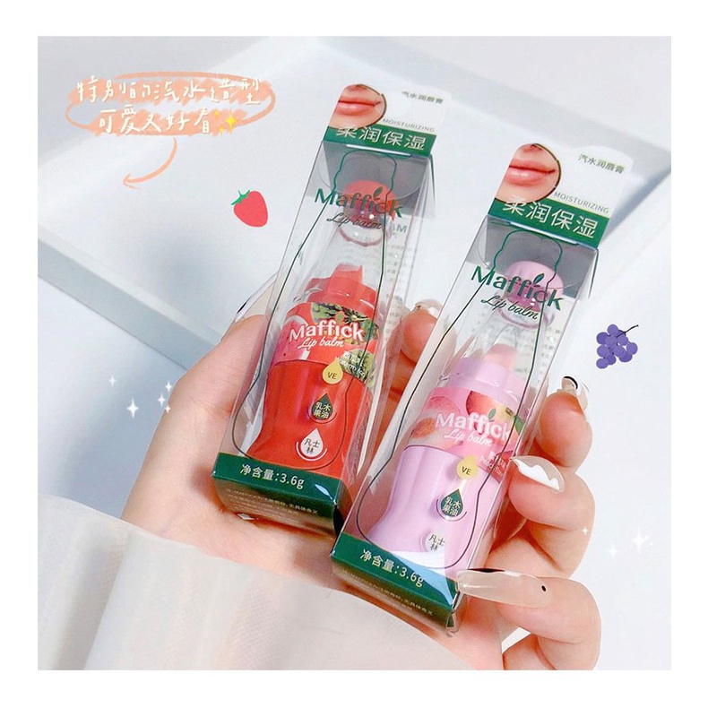 [Hàng mới về] Son dưỡng môi MAFFICK chiết xuất đậu nành không màu dưỡng ẩm chống khô chống nứt nẻ