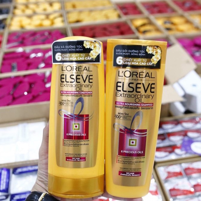 Dầu Gội Loreal Paris - L'Oréal Paris Elseve Total Repair 5 / Extraordinary Oil / Fall Resist 3X Shampoo