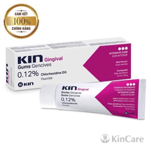 [ Kin] Kem Đánh Răng Kin Gingival Chlorhexidine