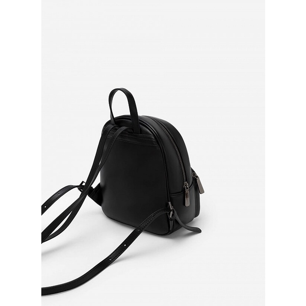 Vascara BALO MINI PHỐI CHẦN BÔNG HỌA TIẾT HÌNH HỌC - BAC 0172 - MÀU ĐEN