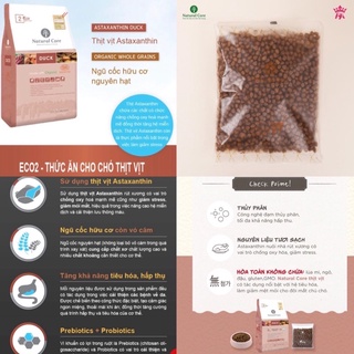 Thức ăn hạt thịt cừu & vịt Natural Core cho chó