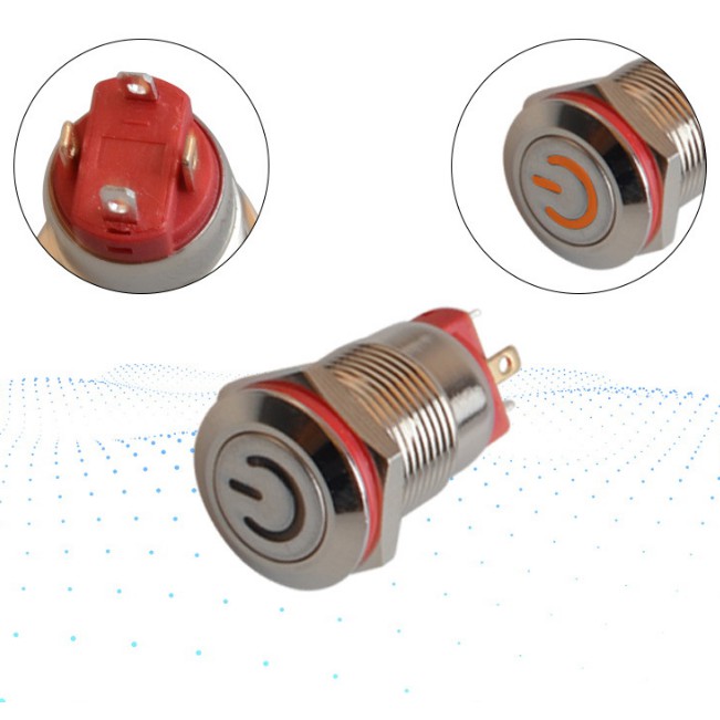 Công tắc LED ON OFF 12MM 12V