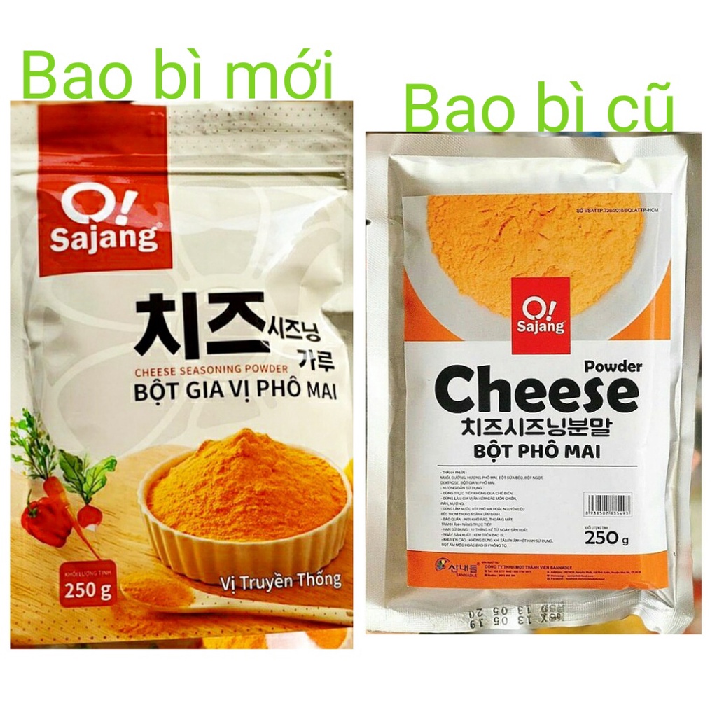 Bột Phô Mai lắc/ Bột pho mai lắc Hàn Quốc Sajang