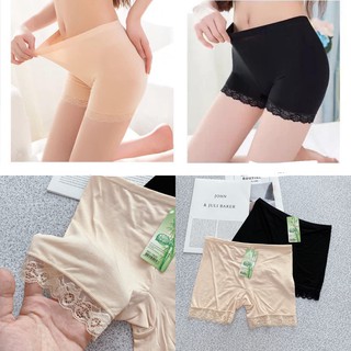 Quần mặc váy cotton lạnh pha ren mềm mát nữ QMV