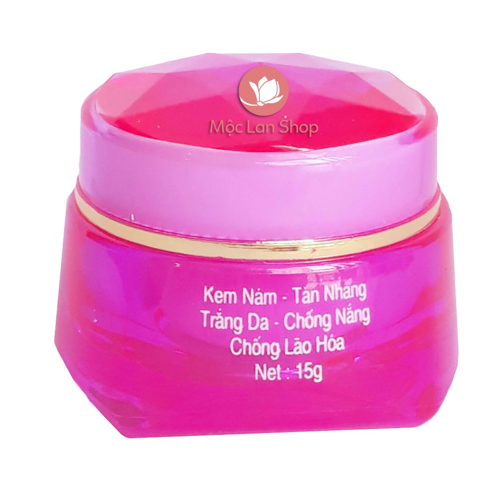 Kem nám tàn nhang, trắng da, chống nắng và lão hóa - Kem Nano White 15gr - Mỹ phẩm Mộc Lan (KNANONAM15) | BigBuy360 - bigbuy360.vn