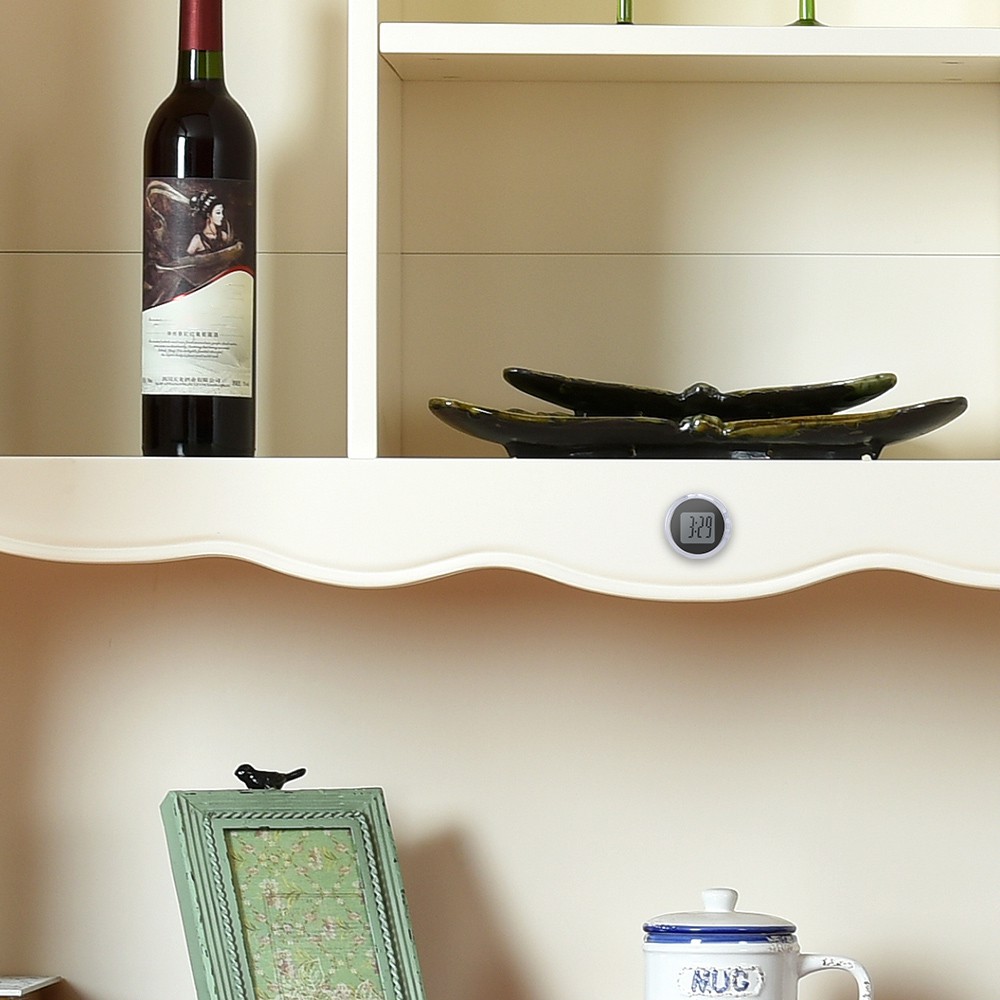 Đồng Hồ Điện Tử Mini Chống Thấm Nước Cho Xe Máy