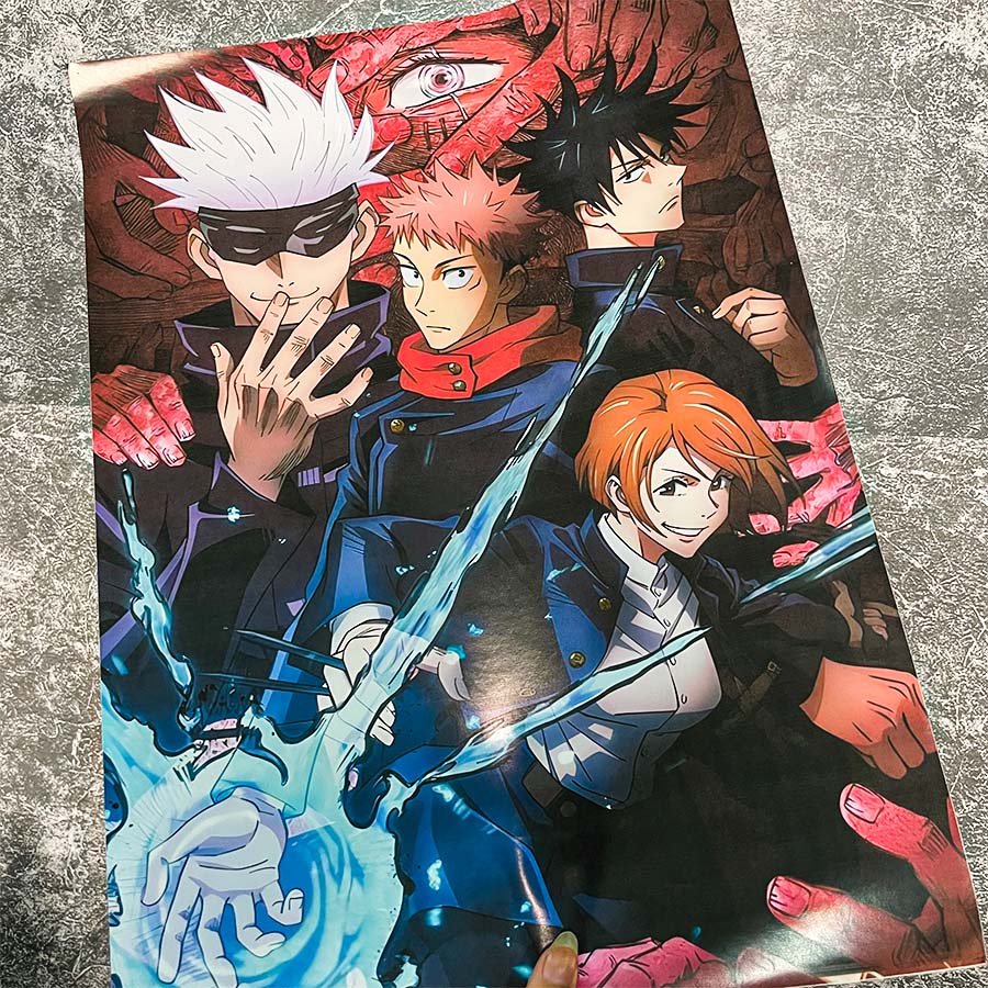 Poster Jujutsu Kaisen Khổ A3 Chất Liệu Giấy In Ảnh   - Tranh Dán Tường Trang Trí Nội Thất