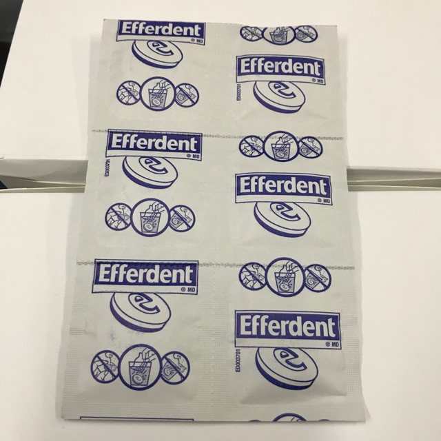 6 VIÊN NGÂM HÀM GIẢ EFFERDENT