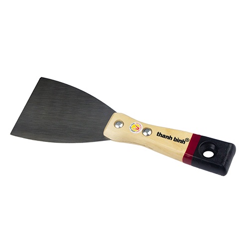 Cây Sủi Sơn Cán Gỗ Thanh Bình 100 MM - Bay Sủi Sơn Tường, Sàn Cán Ngắn Cầm Tay