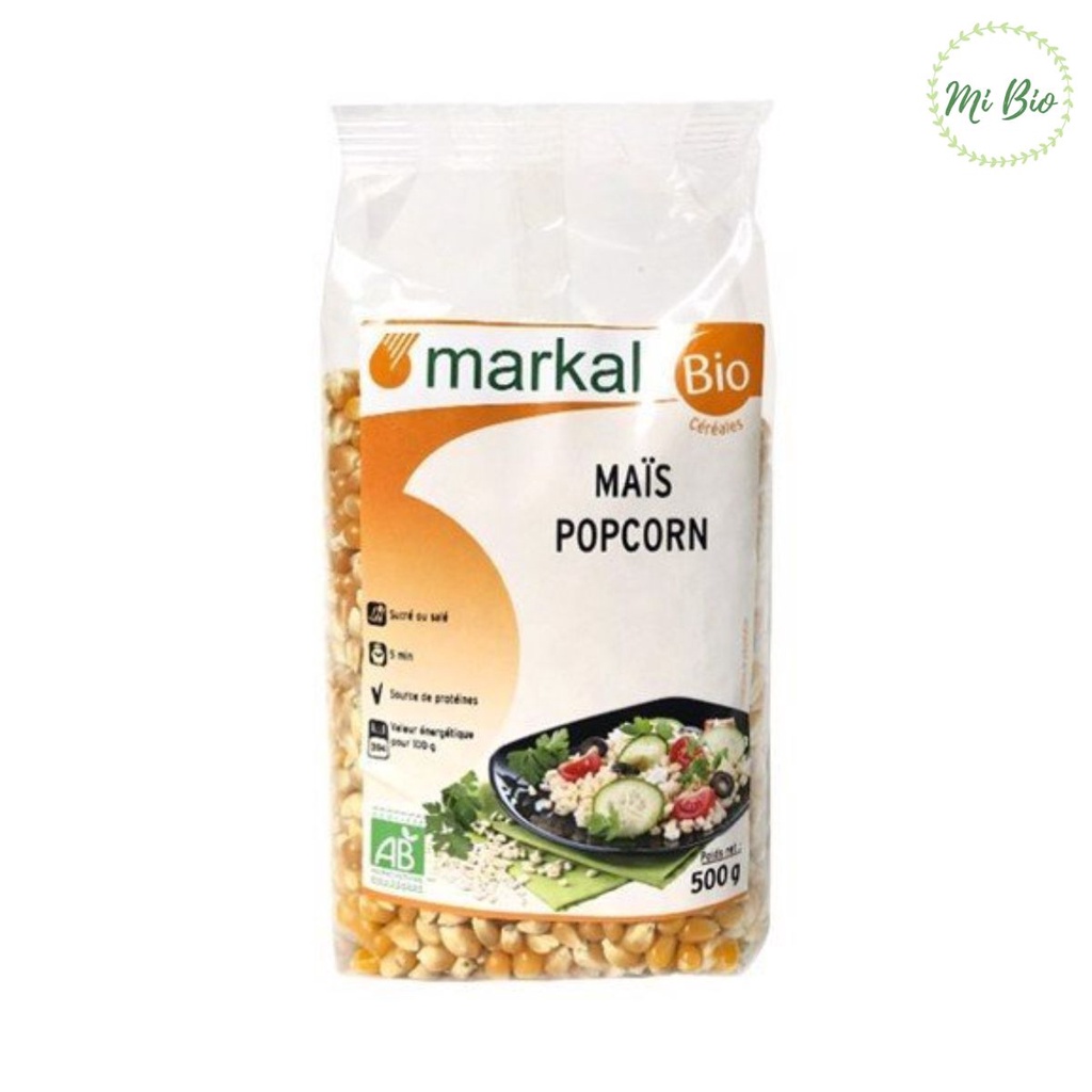 Hạt bỏng ngô vàng hữu cơ 500g - Markal