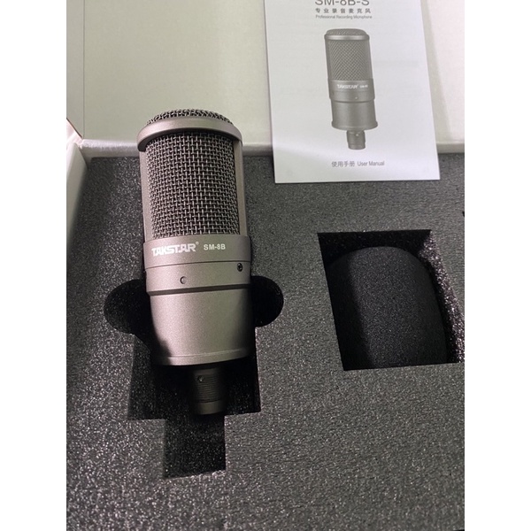 Micro thu âm livestream TAKSTAR SM8B BH 6 tháng đổi mới