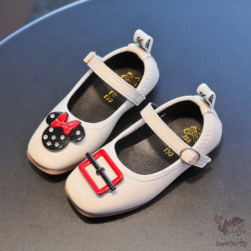 Giày Công Chúa Đế Mềm Chống Trượt Hình Hoạt Hình Đáng Yêu Cho Bé Gái