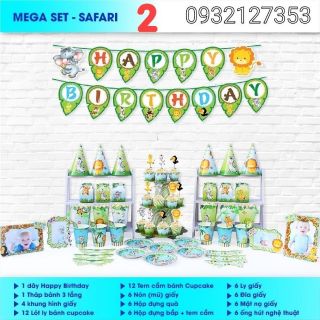 SÉT MEGA TRANG TRÍ BÀN TIỆC CHO BÉ