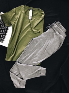 Quần Jogger Thun Gân