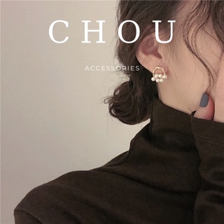 Bông tai đính ngọc mini | chou accessories |